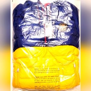 Polo Ralph Lauren USA Down 1/4 Zip Pullover Puffer Jacket Men’s Sz Small NWT